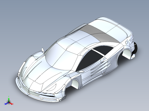 A3004223-跟踪超级跑车车身