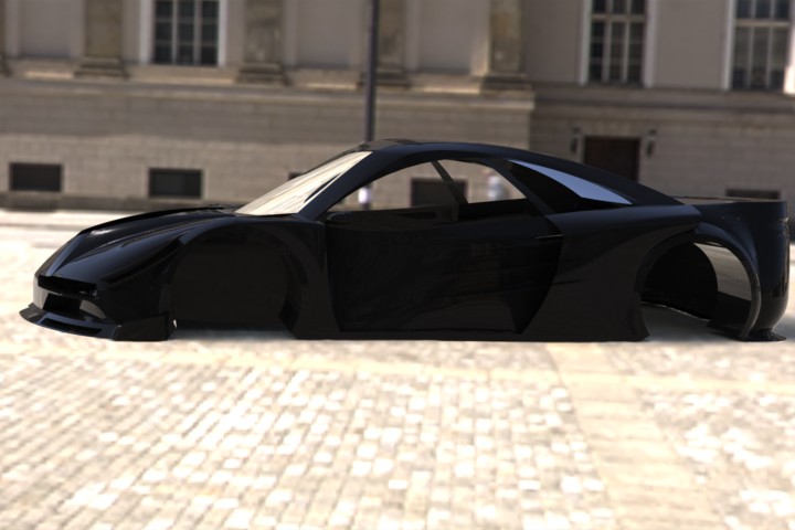 A3004223-跟踪超级跑车车身