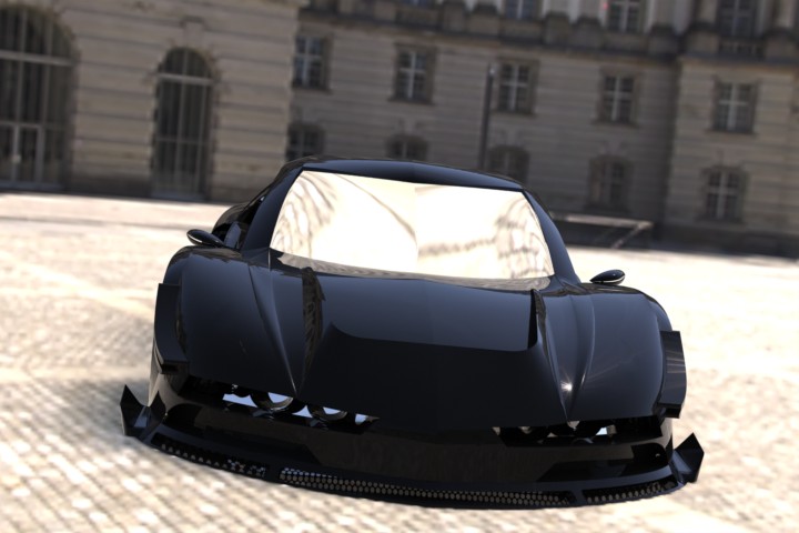 A3004223-跟踪超级跑车车身