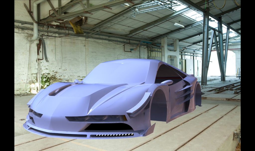 A3004223-跟踪超级跑车车身