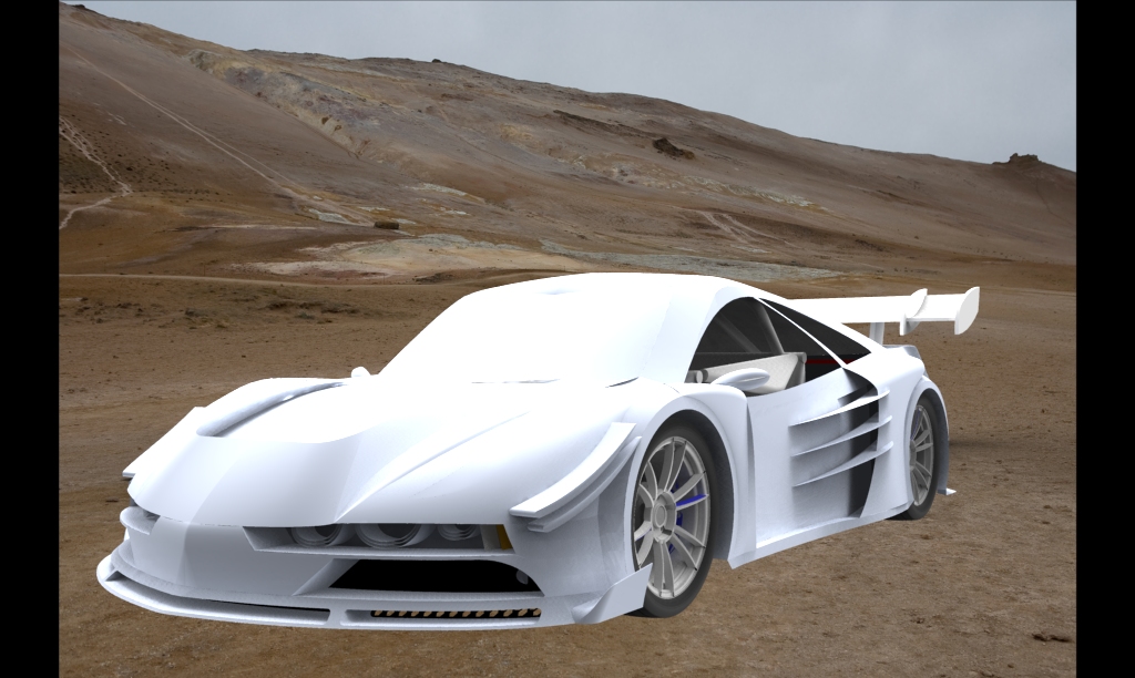 A3004223-跟踪超级跑车车身