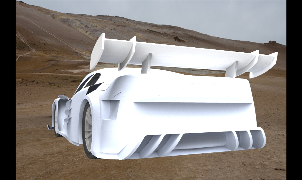 A3004223-跟踪超级跑车车身