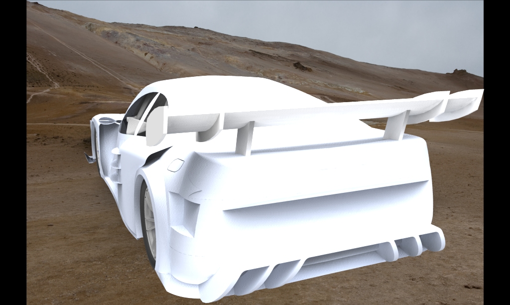 A3004223-跟踪超级跑车车身