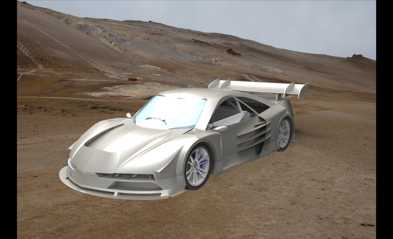 A3004223-跟踪超级跑车车身