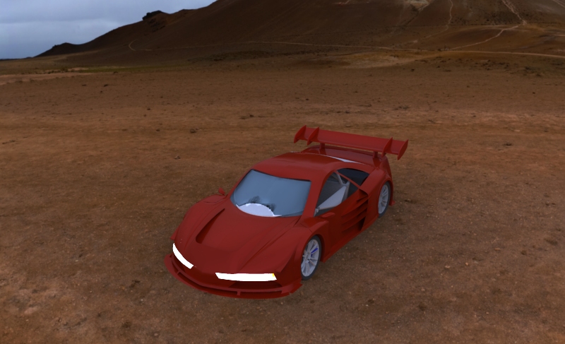 A3004223-跟踪超级跑车车身