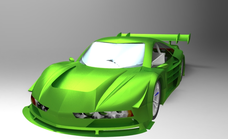 A3004223-跟踪超级跑车车身