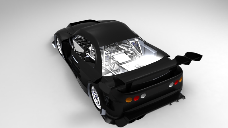 A3004223-跟踪超级跑车车身