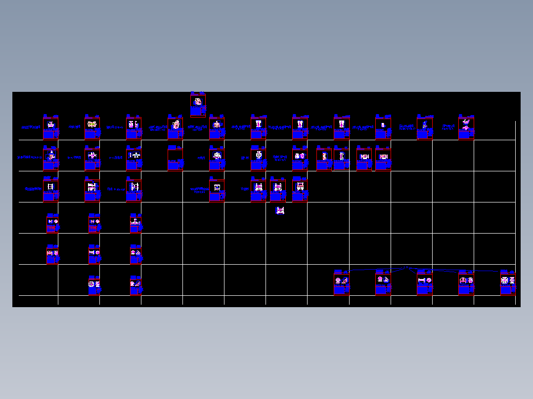 球阀各种装配图
