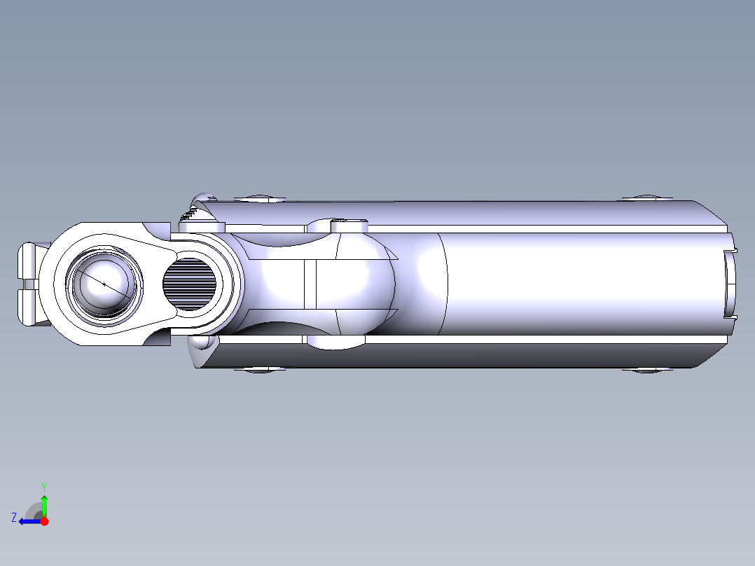 手枪左轮冲锋枪老式狙击步枪设计3D图纸1911-government-master-1 9 STP IGS CATIA右视图