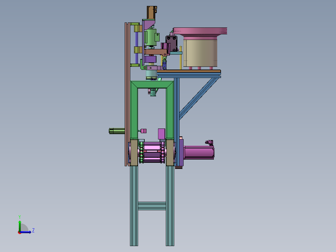 自动扭瓶盖机  sw20左视图