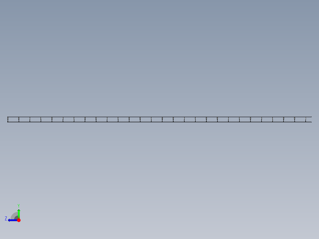 电缆桥架 100х50mm, Ø4右视图