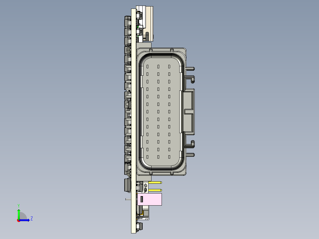 基于 CM 的仪表板控制器左视图