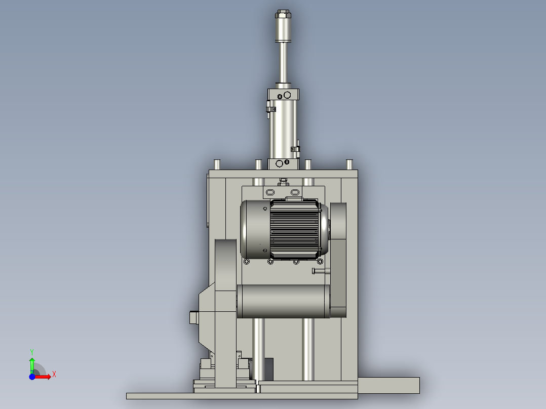 全自动精密裁切机前视图