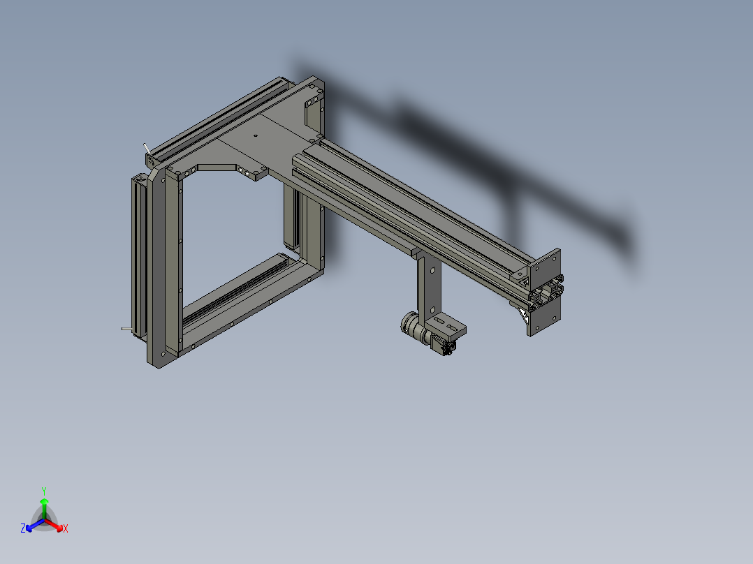 AHAVI-04爬墙检测机构主视图