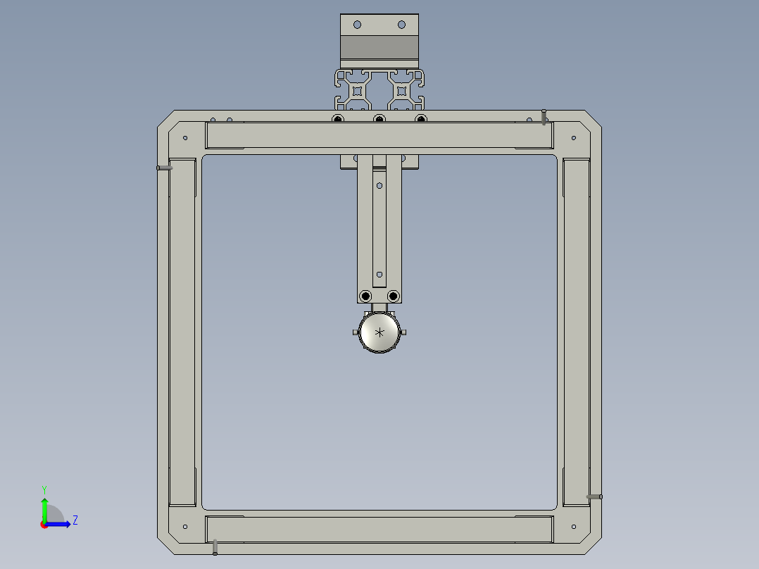 AHAVI-04爬墙检测机构左视图