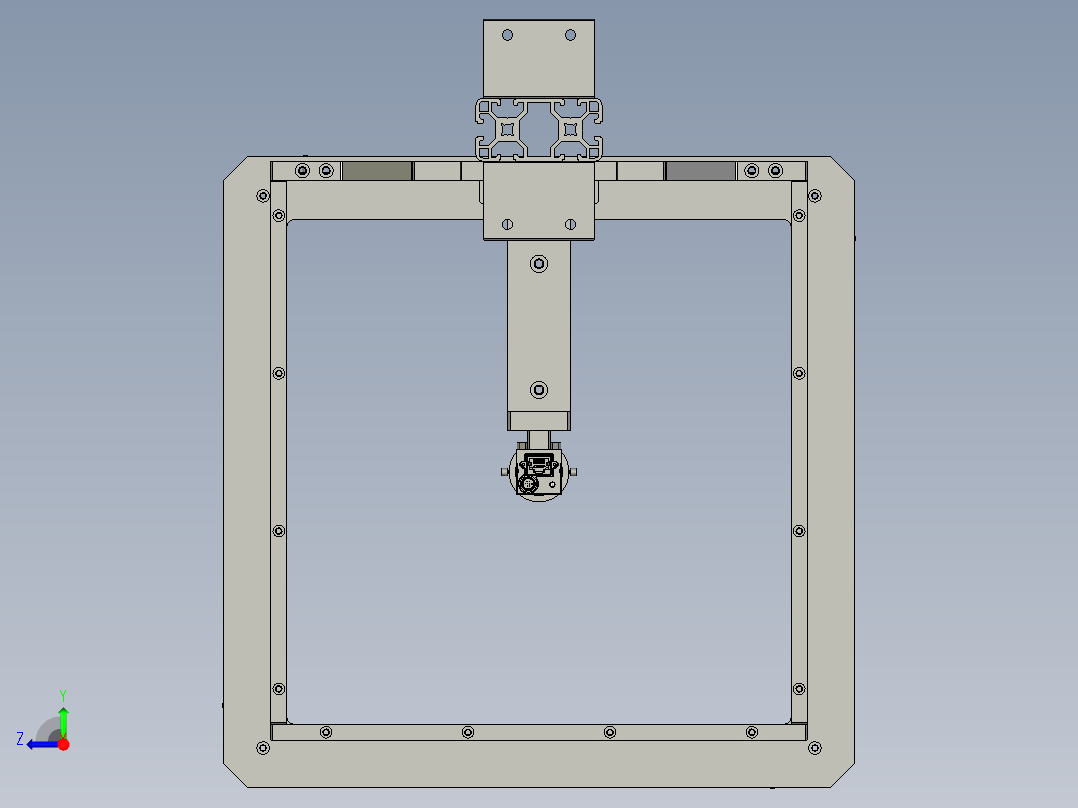AHAVI-04爬墙检测机构右视图
