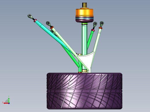 电动赛车轮边系统后视缩略图
