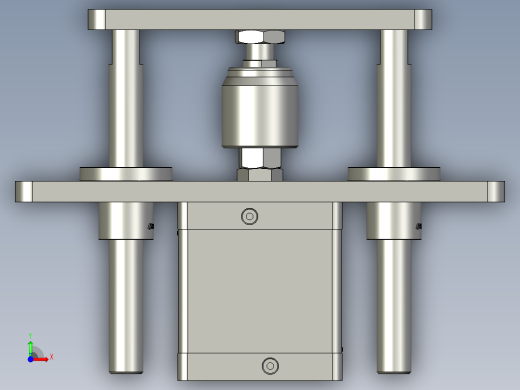 四导柱气缸8050V01V02V01V0V11前视缩略图