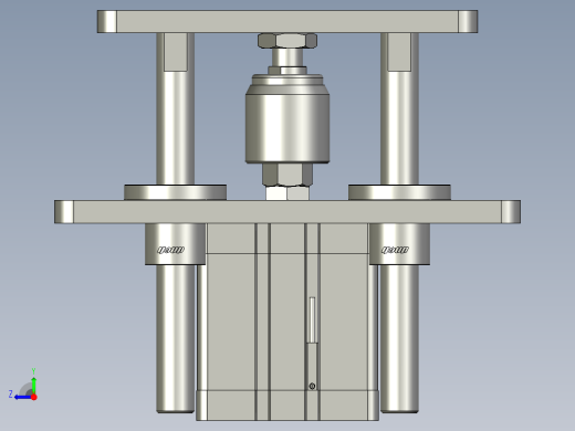 四导柱气缸8050V01V02V01V0V11右视缩略图