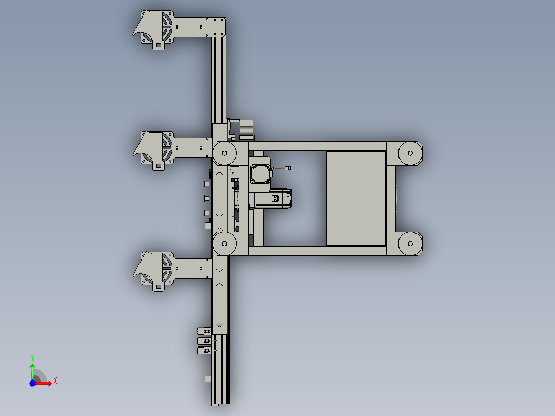 二次元衍架前视图