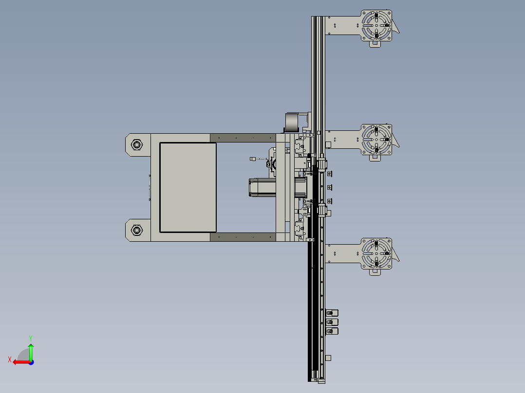 二次元衍架后视图