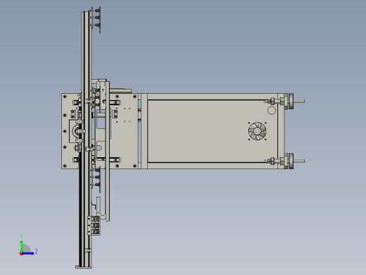 二次元衍架左视缩略图