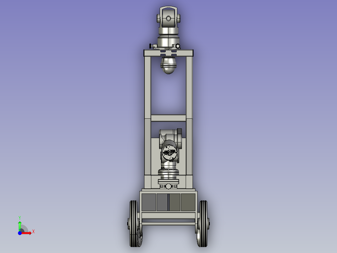 风景园林用树木修剪装置前视图