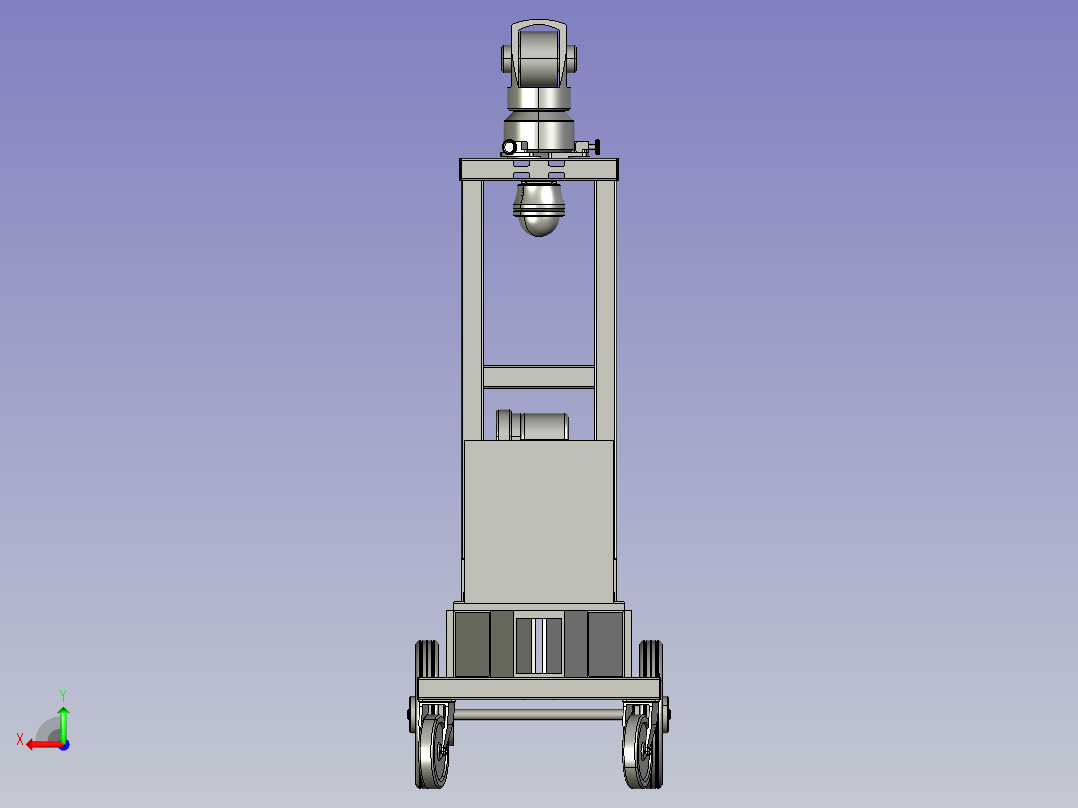 风景园林用树木修剪装置后视图