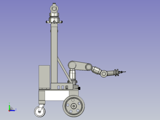 风景园林用树木修剪装置左视缩略图
