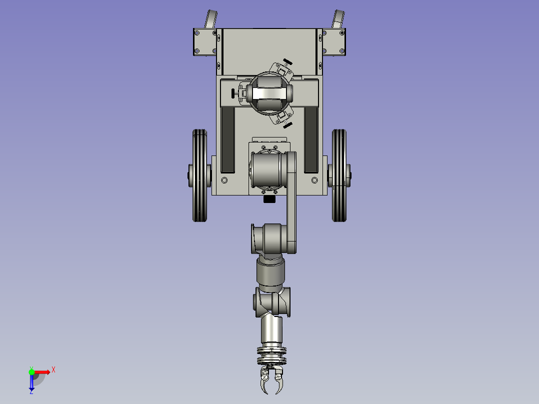 风景园林用树木修剪装置俯视图