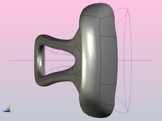 餐具勺子模型右视缩略图