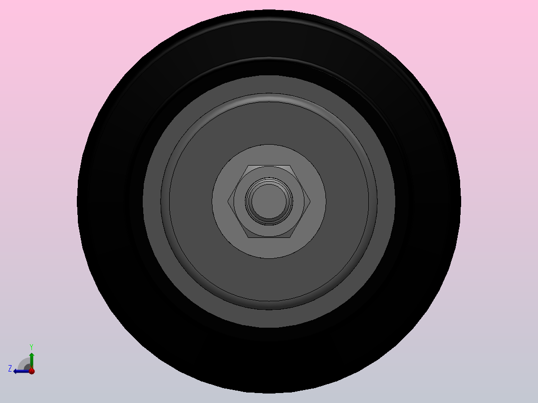 脚轮Colson-6_04208_459_2 MTG1右视图