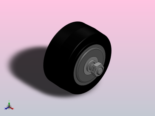 脚轮Colson-6_04208_459_2 MTG1正等轴测缩略图