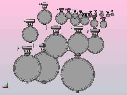 法兰硬密封涡轮蝶阀 23款后视缩略图
