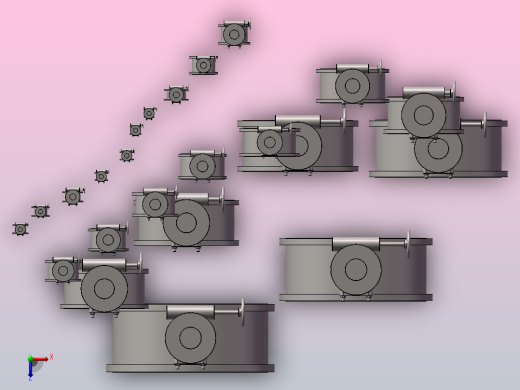 法兰硬密封涡轮蝶阀 23款俯视缩略图