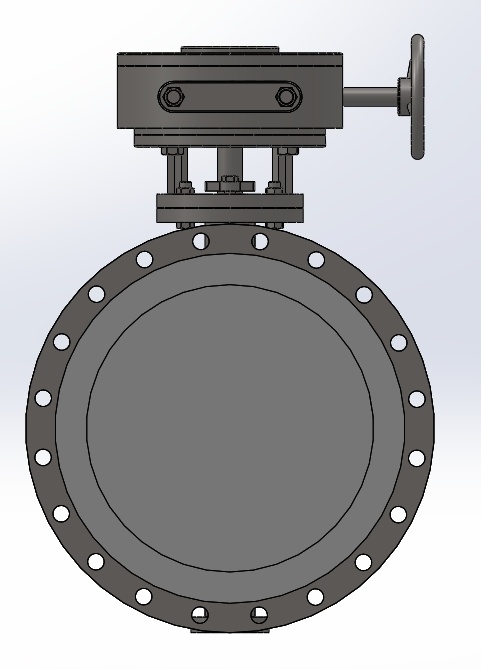 法兰硬密封涡轮蝶阀 23款缩略图