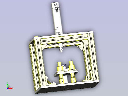 一款螺纹套压入机3D图纸前视缩略图