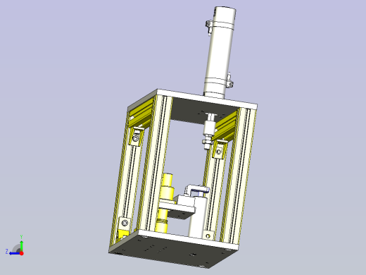 一款螺纹套压入机3D图纸右视缩略图