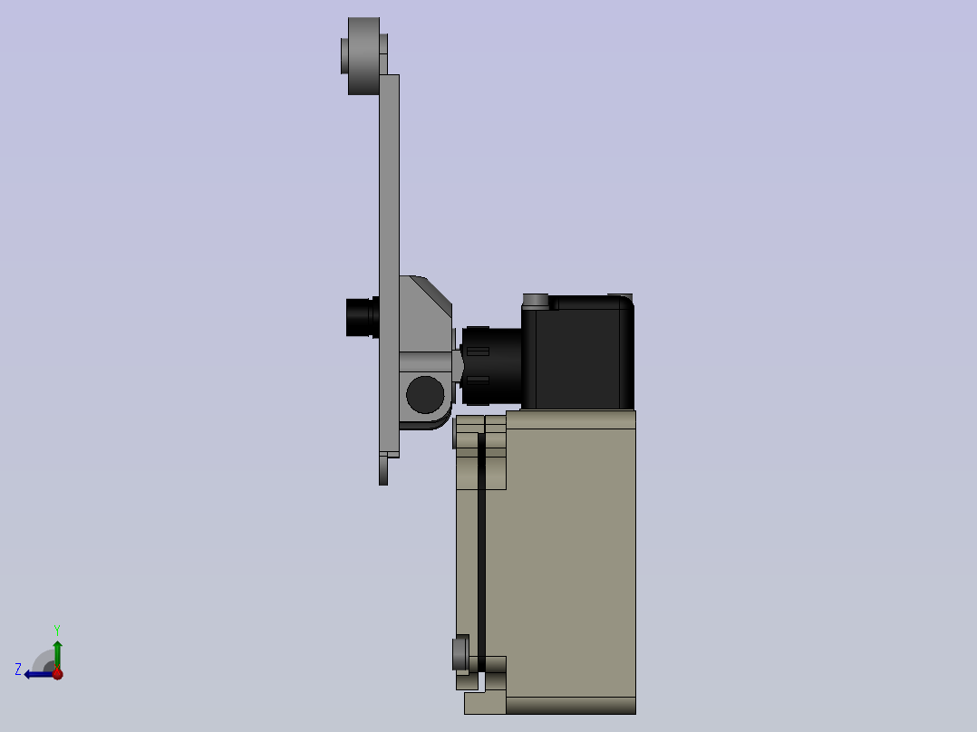 行程开关-OMRON WLCA12-2N-N右视图