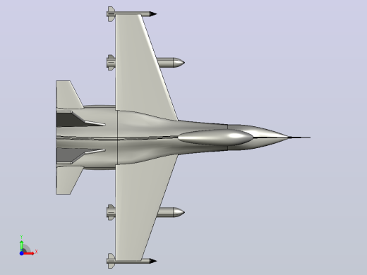 f-16战斗机前视缩略图