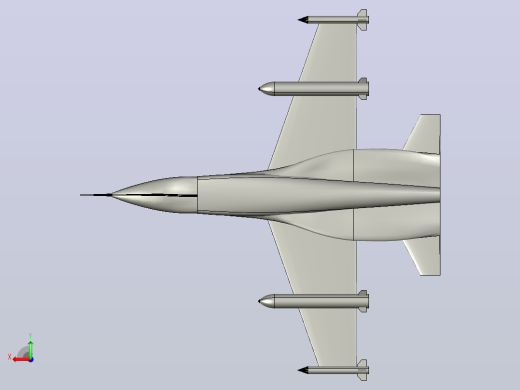 f-16战斗机后视缩略图