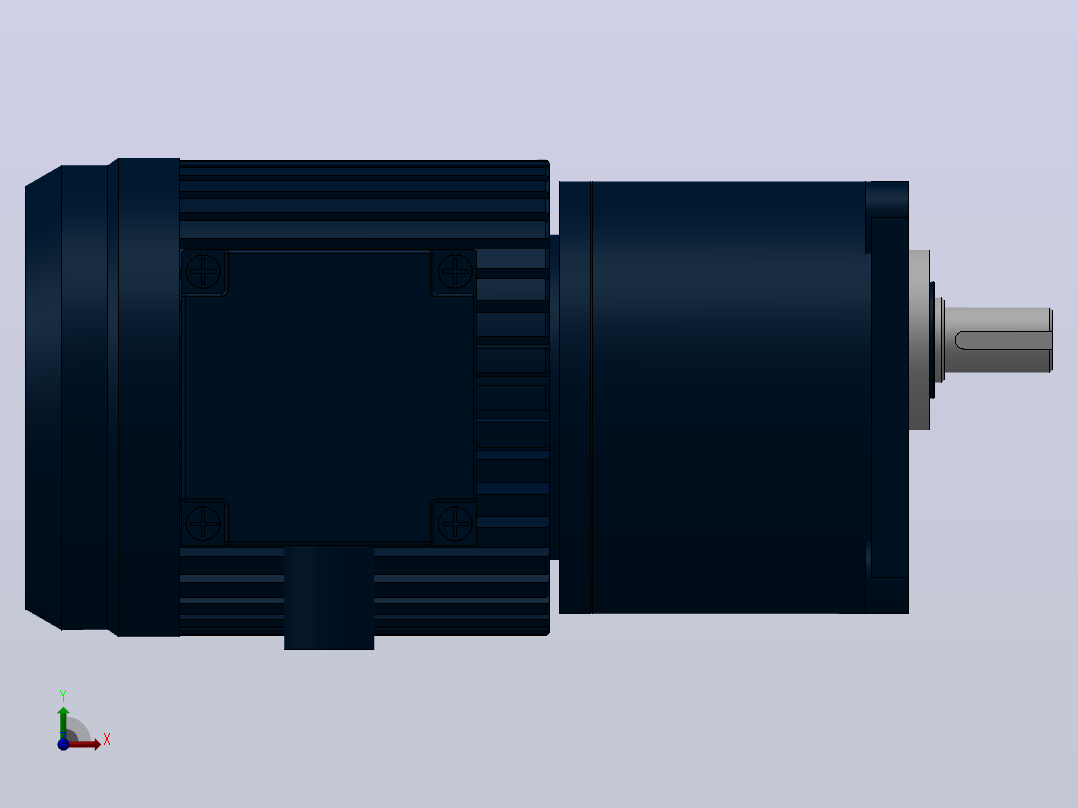 GV立式减速马达（减速比3-200）[GV-18-200-3-A-D-G1-LD]前视图