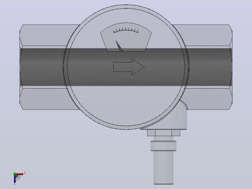 YXQ型油流发讯器（0.4MPa）(YXQ10-50)_YXQ-20前视缩略图
