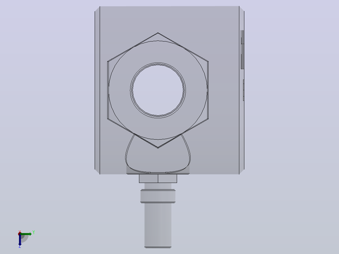 YXQ型油流发讯器（0.4MPa）(YXQ10-50)_YXQ-20左视图
