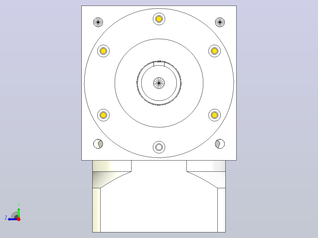 PW140双轴-1 22-110-145-M8 换向器PW140双轴-1 22-110-145-M8右视图