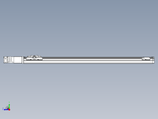 滚珠丝杠直线轴内置导轨TPA-GCR-40-1210C-L700-M-M10-N3右视缩略图