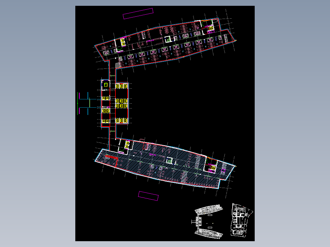 AS-2 住院楼平面图4F