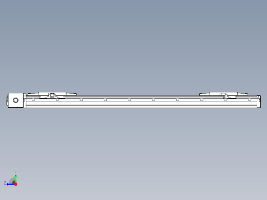 皮带直线轴双滑块型TPA-GCBS-120-P70-L250-DR-M20-N3右视缩略图