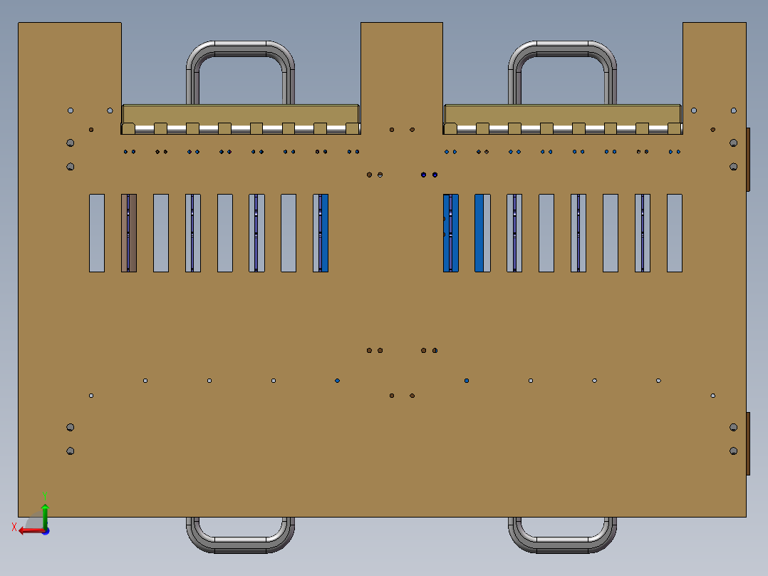 插内存条治具后视图