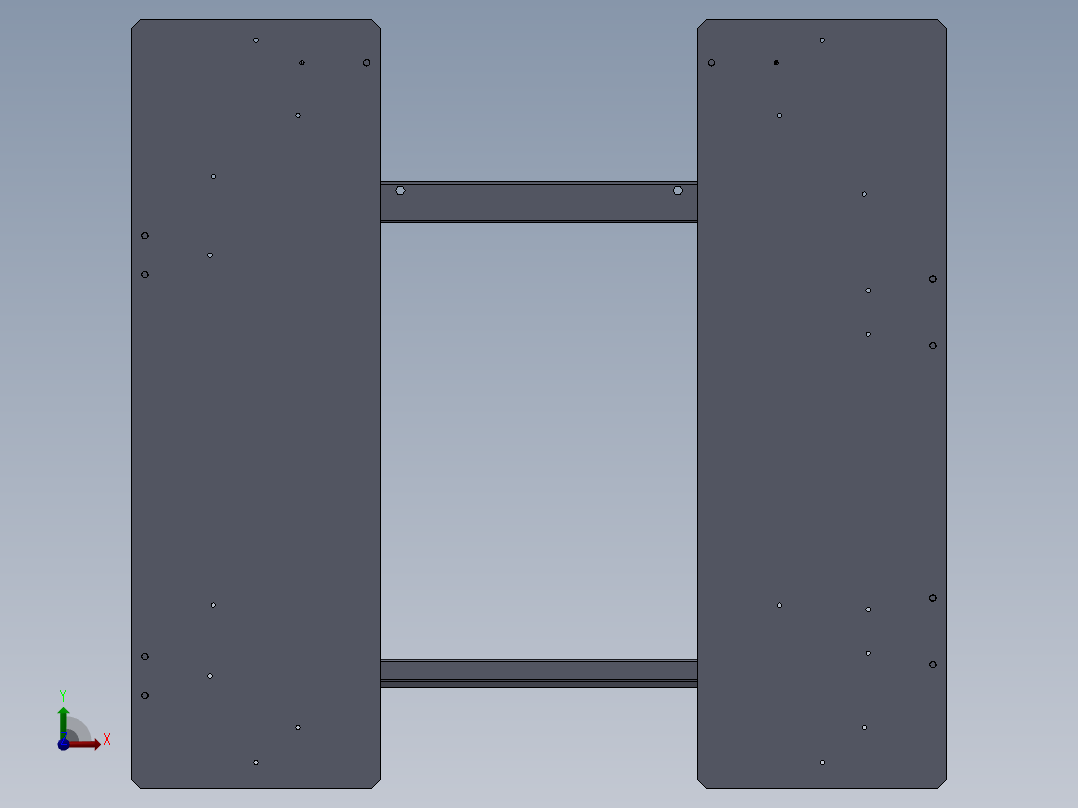 检测夹具前视图